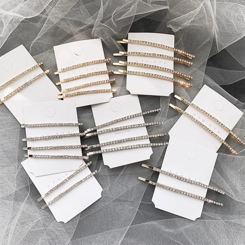 Jennie Rhinestone Hairpin - Side Clip Hair Accessory for Girls