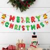 Bannière de Noël Ornements d'Arbre de Noël Décoration Joyeux Noël pour la Maison 2024 Pendentif Père Noël Cadeaux de Noël Nouvel An 2025