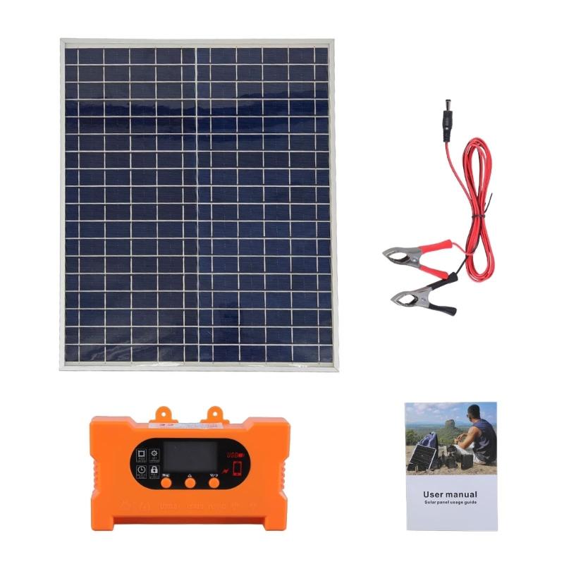 Solar Panel Intelligent Fast Charging Controller Polycrystalline Solar Cells Charging Panel Solar Charge Controllers