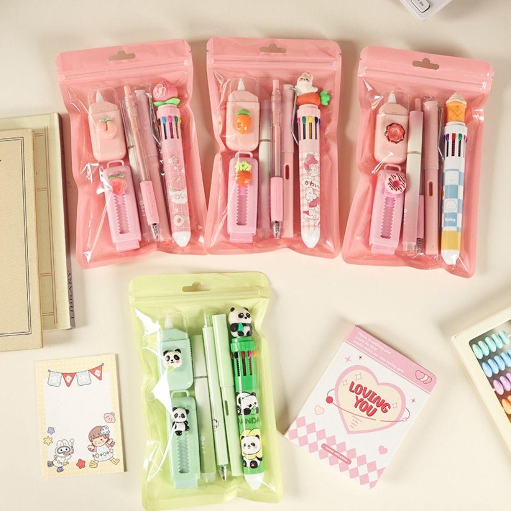 Non-repeating Gel Pen Portable Ballpoint Pen INS Pencil Eraser  School Prize
