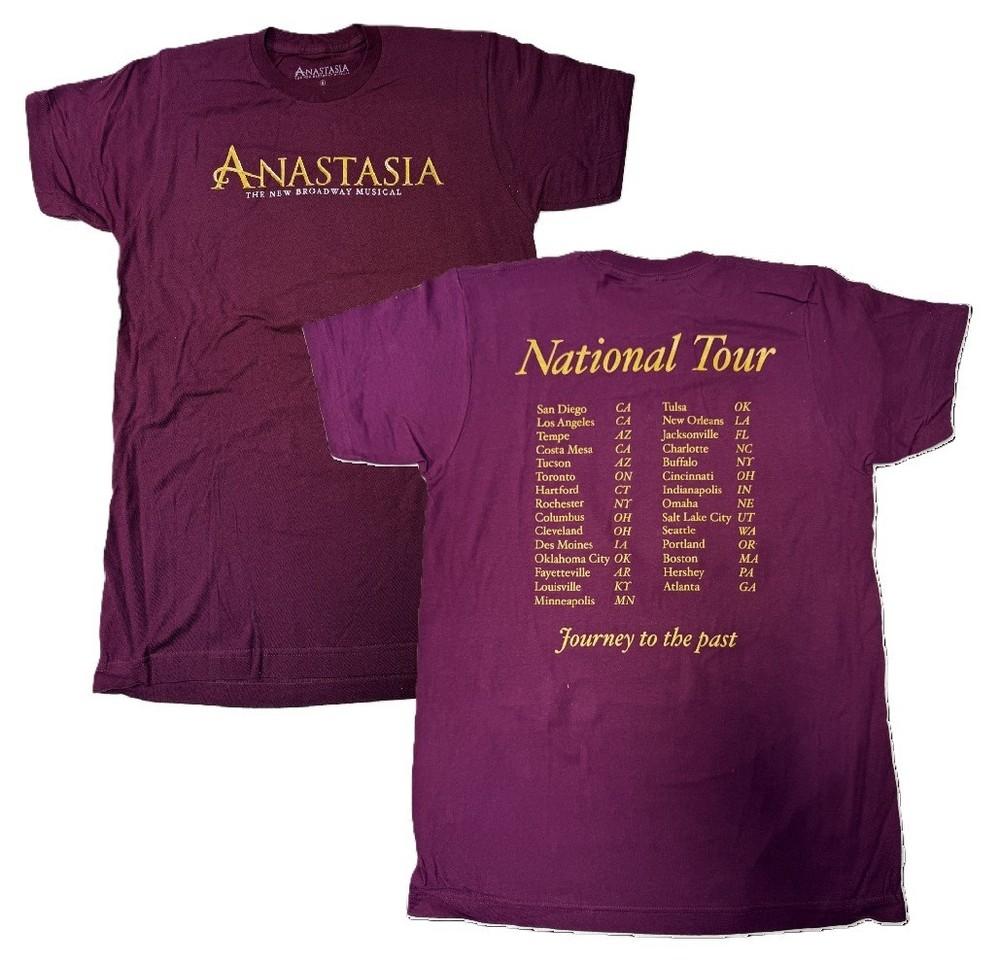 

ANASTASIA The Musical BROADWAY NATIONAL TOUR 201920 TEE TSHIRT NEW ORIGINAL Unisex T-Shirt XXXXL