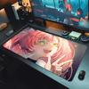 Gaming Mouse Pad with Antislip Base and Stitched Edges Anime Girl with Shark Print Desk Mat for PC Laptop Gaming