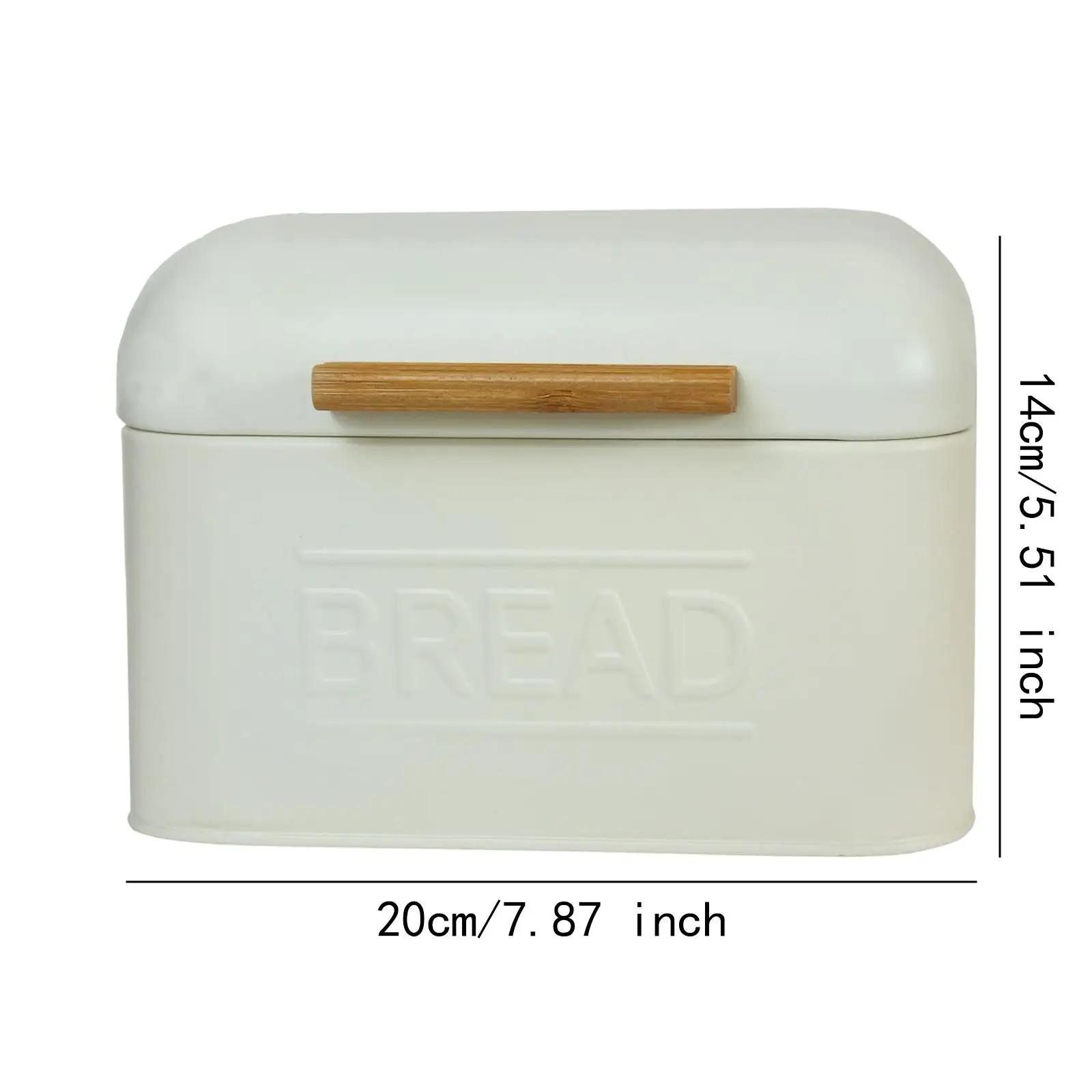 Iron Bread Box, Countertop Pastry Kitchen Storage Countertop Vintage Counter Bread Box Bread Bin for Kitchen Counter Pantry