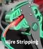 LAOA 4 in 1 Wire Stripping Pliers Cable Cutting Nippers Adjustable Electrician Pliers Multifunctional Wire Stripper Strip Tool