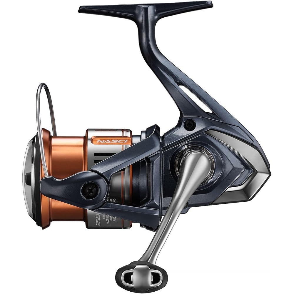 Shimano Nasci Spinning Reel 2500SHG 26 Ball Bearings Lightweight Fishing Gear