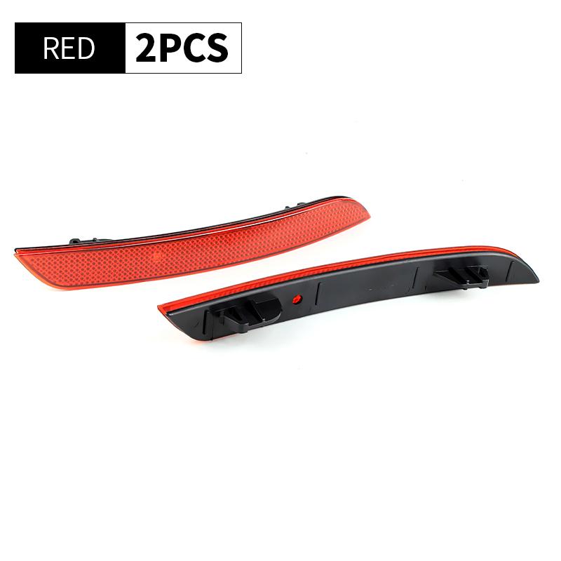 

2Pcs 63147301187 OE-Spec Smoke Rear Left+Right Bumper Reflector Lens Assy Without Bulbs For BMW F30 F31 F32 F33 3 4 Series 2pcs RED LENS