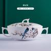 Bone China Luxury Dinnerware Sets Christmas Kitchen Gift Guests Porcelain Plates Set Wedding Party Dishes