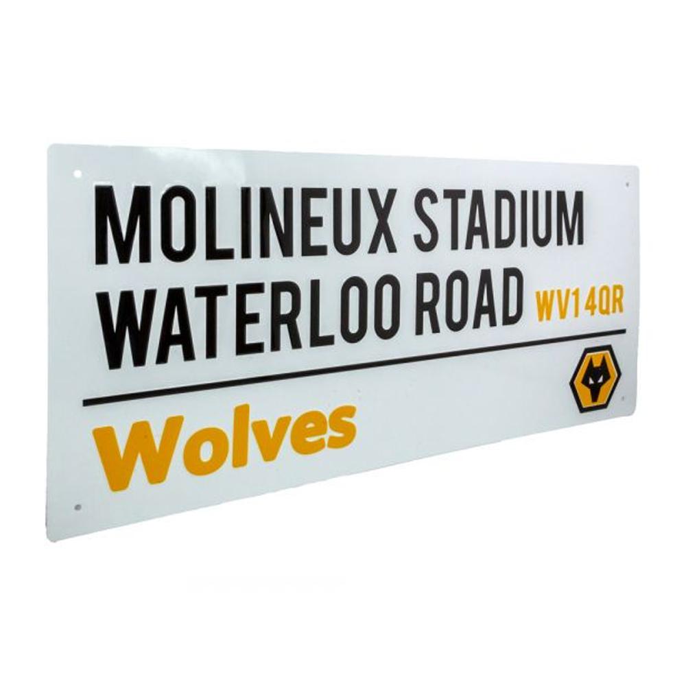 Wolverhampton Wanderers FC Molineux Stadium Waterloo Road Light Street Sign