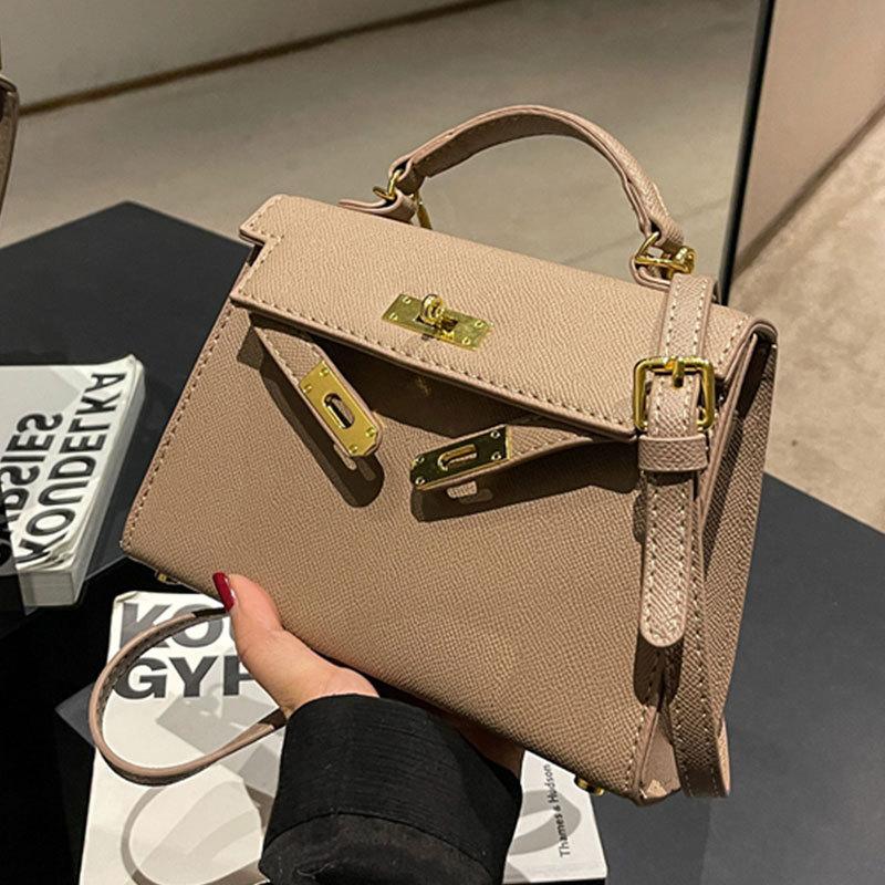 Small Bag Women's New Fashion Hand Carry Versatile Small Square Bag