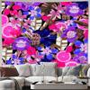 Floral Tapestry Wall Hanging Nature Botanical Flower Wall Art Home Decor Room Aesthetic Vibe Tropical Plants Wallcovering Bedroo