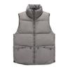 Short Vest Women's Autumn and Winter New Loose Casual Stand-up Collar Comfortable Warm Bread Clothes Vest Outer Wear