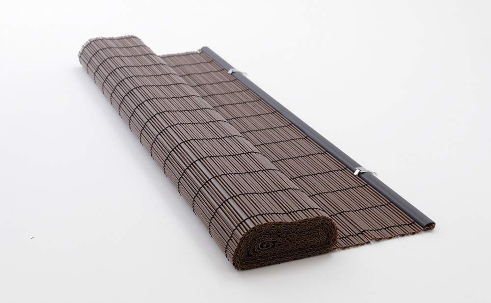 Ooshimaya Reed Made in Privacy 88 x 180 cm Blind, PP, Japan, Sunshade, Screen, Brown, Approx.