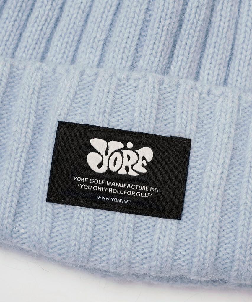 YORF 22 A/W Angora Wool Beanie Sky Blue