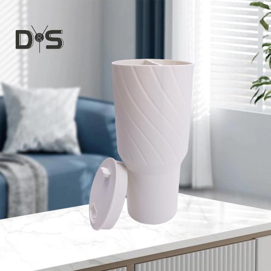 Silikonová vložka na šálky Separátor 2 v 1 pro 2 nápoje v 1 šálku Silikonový oddělovač potravinářské kvality Kompatibilní s 40 oz šálky Opakovaně použitelný oddělovač nápojů