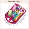 6Pcs Paper Punch Shapes Set Decorative Hole Shape Different Portable Puncher for