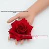 Velvet Rose Simulation Head for Wedding Display and Decoration – Silk Flower Arch & Brooch Decor.