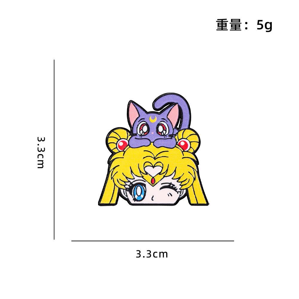 High Quality Manga Enamel Pin Anime Lapel Pins for Backpacks Cute Things Brooches Badges on Backpack Brooch for Clothes Jewelry