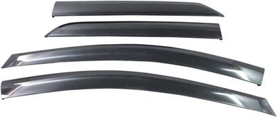 BRIGHTZ Premium Side Door Visors with Hardware for Demio DE [INJ-V-046] (DE3AS, DE3FS, DE5FS, DEJFS) 12410
