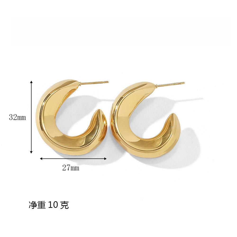 Vintage Gold Circle Screw Thread Hoop Earrings for Women, Minimalist Textured Ear Cuffs, Dainty Small Hoops, Trendy Jewelry Gift