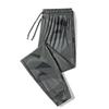 Summer Men's New Patchwork High Waited Elasticized Printed Pocket Zipper Fashion Slim Versatile Casual Pants