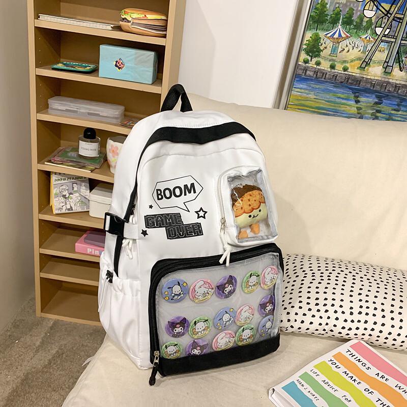 

MDNG Transparent Ita Backpack for Girls