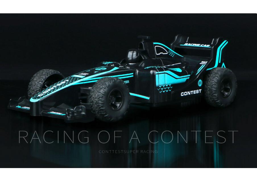 F1 High-Speed Drift Remote Control Car for Kids with Lights & Spray - Four-Wheel Drive
