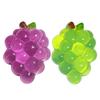 Soft Realistic Grape Shape Squeeze Toy Calming Pocket-Sized Squeeze Toy for Boys Girls Children Students Adults Classroom Home