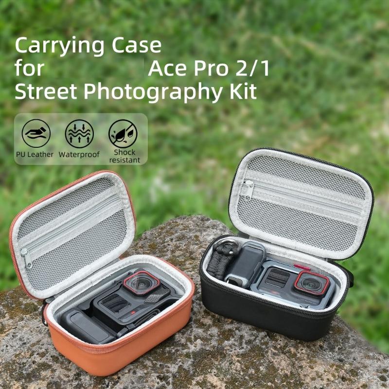 Protective Hard Case For AcePro2/1 Camera Holder Storage Box Shell With Waterproof EVA Shell And Convenient Carabiner