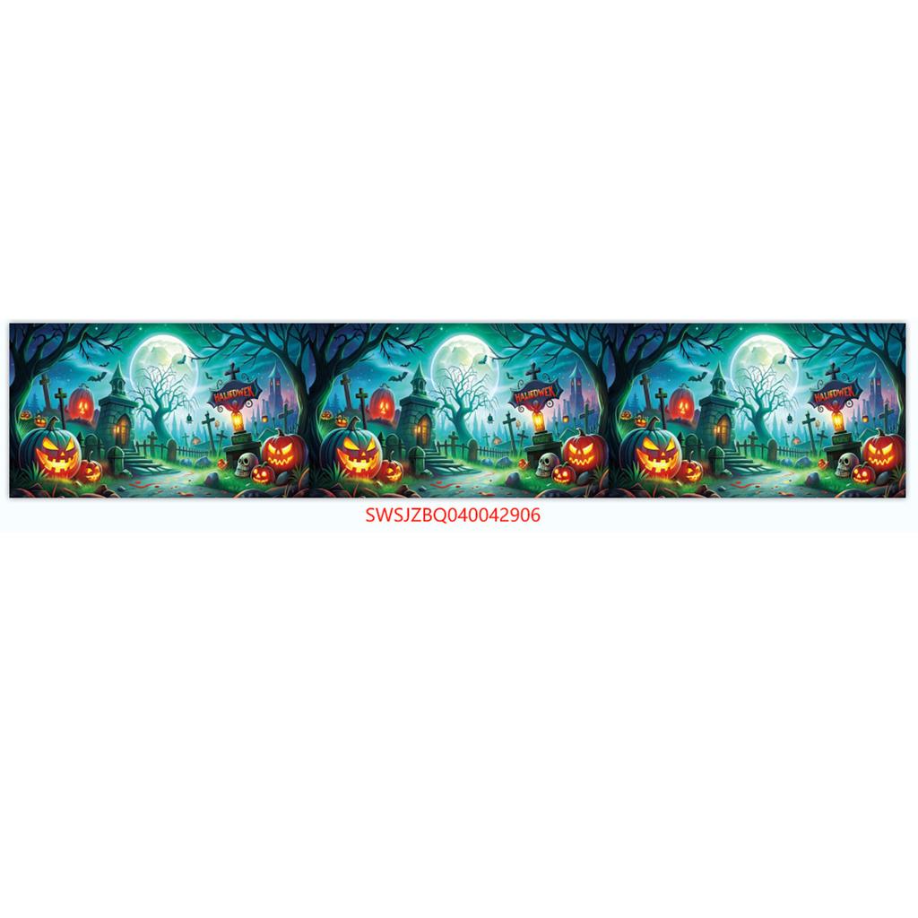 Halloween Table Mat Tablecloth Ghost Festival Horror Party Tabletop Decoration Table Flag