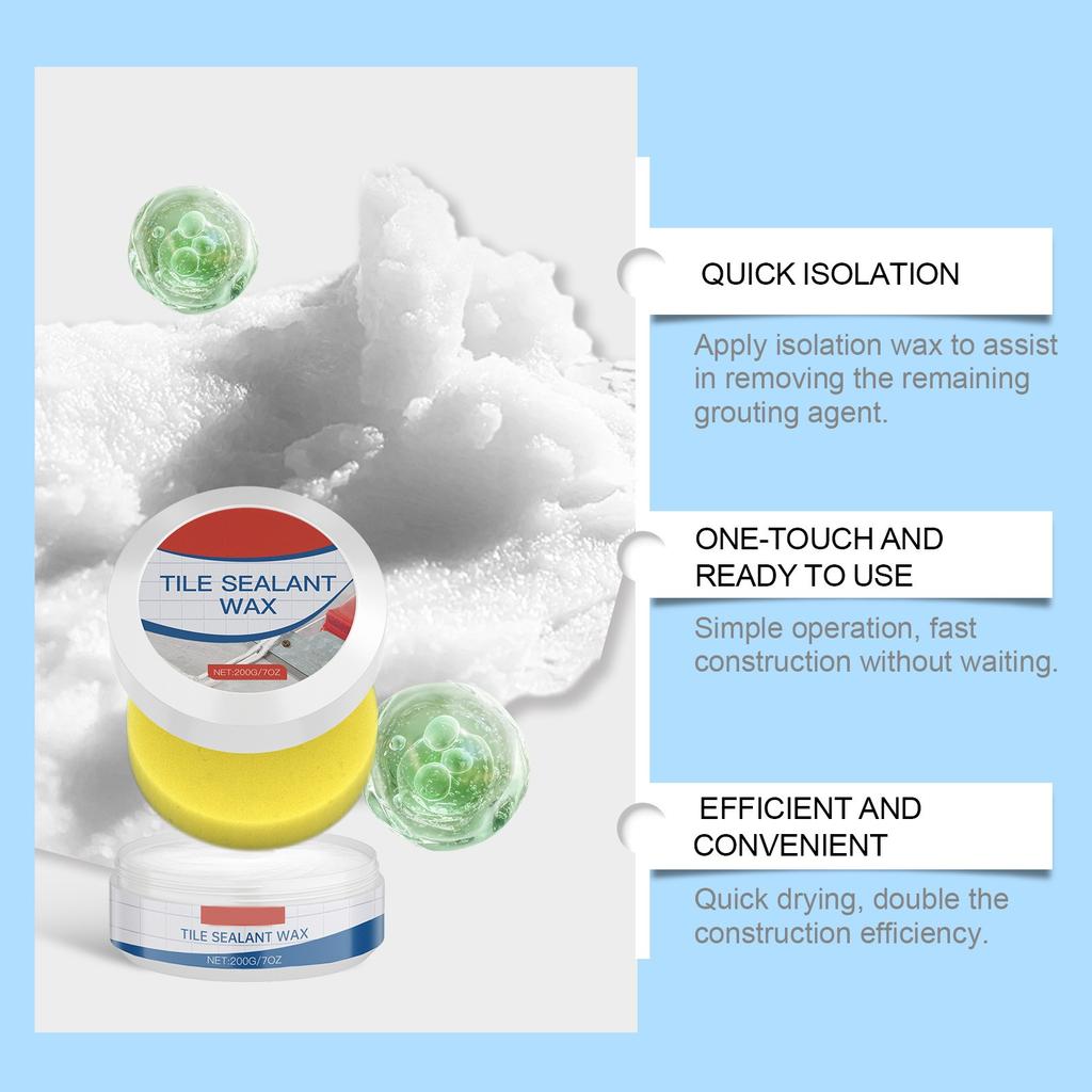 Tile Seam Isolation Wax, Floor Wall Tile Gaps Are Easy To Clean And Decontaminate To Isolate Dirt
