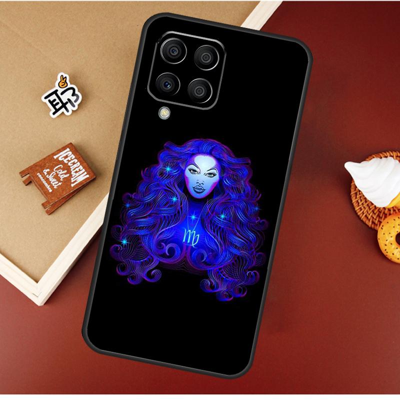 Neon Zodiac Signs Case For Samsung Galaxy M16 M36 M56 M06 M52 M32 M12 M54 M34 M14 M35 M55 M15 M11 M31 M13 M53