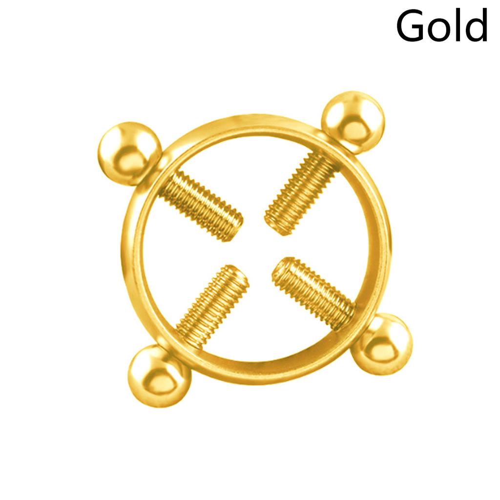 Buy Nipple Jewelry Women Body Piercing Breast Nail Screw Round Nipple Ring  at affordable prices  free shipping, real reviews with photos  Joom