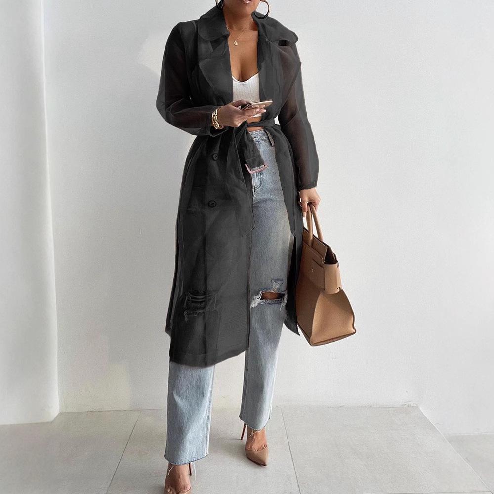 Autumn 2022 Solid Color Lantern Sleeve Women's Jacket: Casual & Versatile