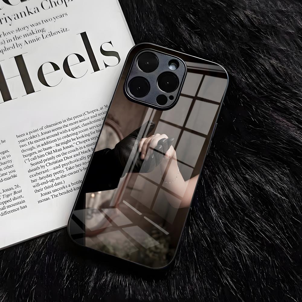 Husă de telefon Phantom Of The Opera Pentru IPhone 17 Air 16 E Pro Max 15 14 13 Mini 12 Pro 11 Max Plus Capac Negru din Sticlă