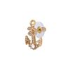 CHANEL Stud Earrings Women's Gold AB-25C-060