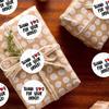 500 Sheets Per Roll Copper Board Self-adhesive Thank-you Stickers for Decorating Gifts. Thank You Sealing Labels.