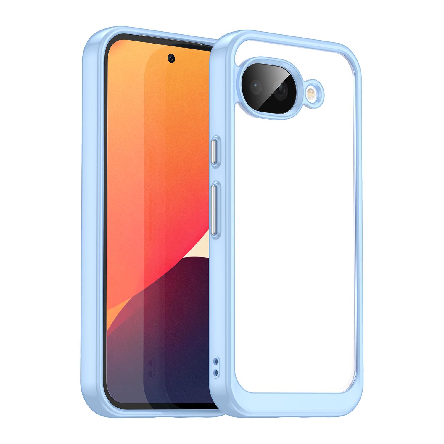 

Samsung Galaxy M35 Case, Clear Transparent Phone Case Cover for Samsung Galaxy M35 світло-синій колір