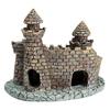 Artificial World of Tanks Stone-island Resin Castle Aquarium Landscape Ornament Aquarium Decor For The Fish Tank Retro Statues