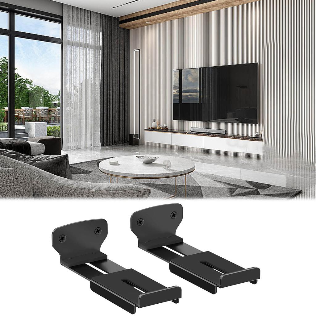 Verstellbare Soundbar-Schienenführung Metall-Montagehalterung Für Heimkino-Lautsprechersysteme Passend für Heim-Sound
