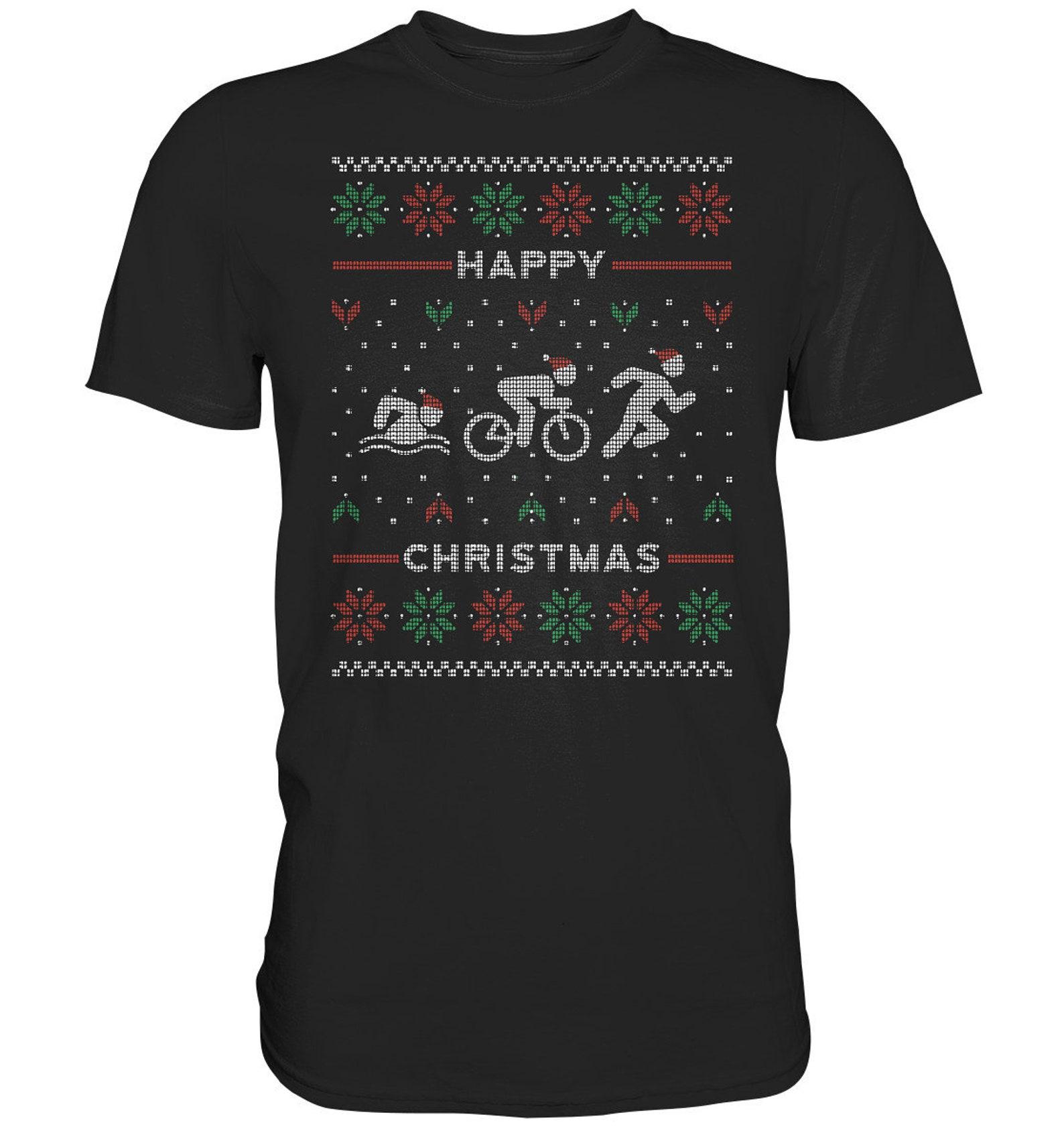 Ugly Christmas Triathlon Christmas Tree Triathletes - Premium Shirt L