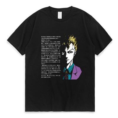 Anime Jojo Tuhaf Macera T Shirt Erkek Kadın Kısa Kollu Vaporwave Estetik Jotaro T-shirt Pamuk Kujo Manga Tee Gömlek Tops