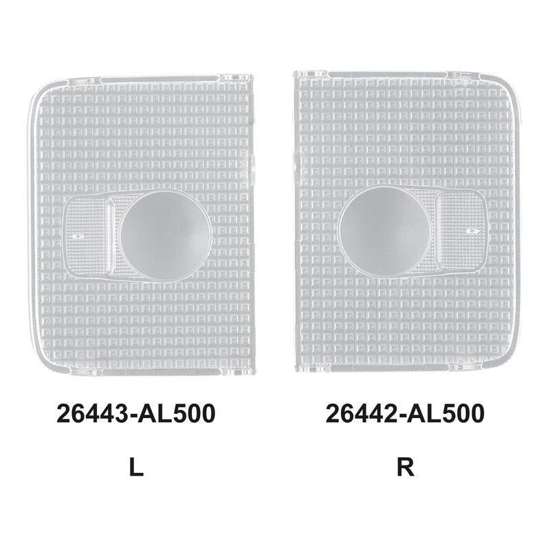 Pair of Interior Roof Light Covers for Nissan Vehicles Fits For Altima and X Trail Simple Tallation Direct Fit