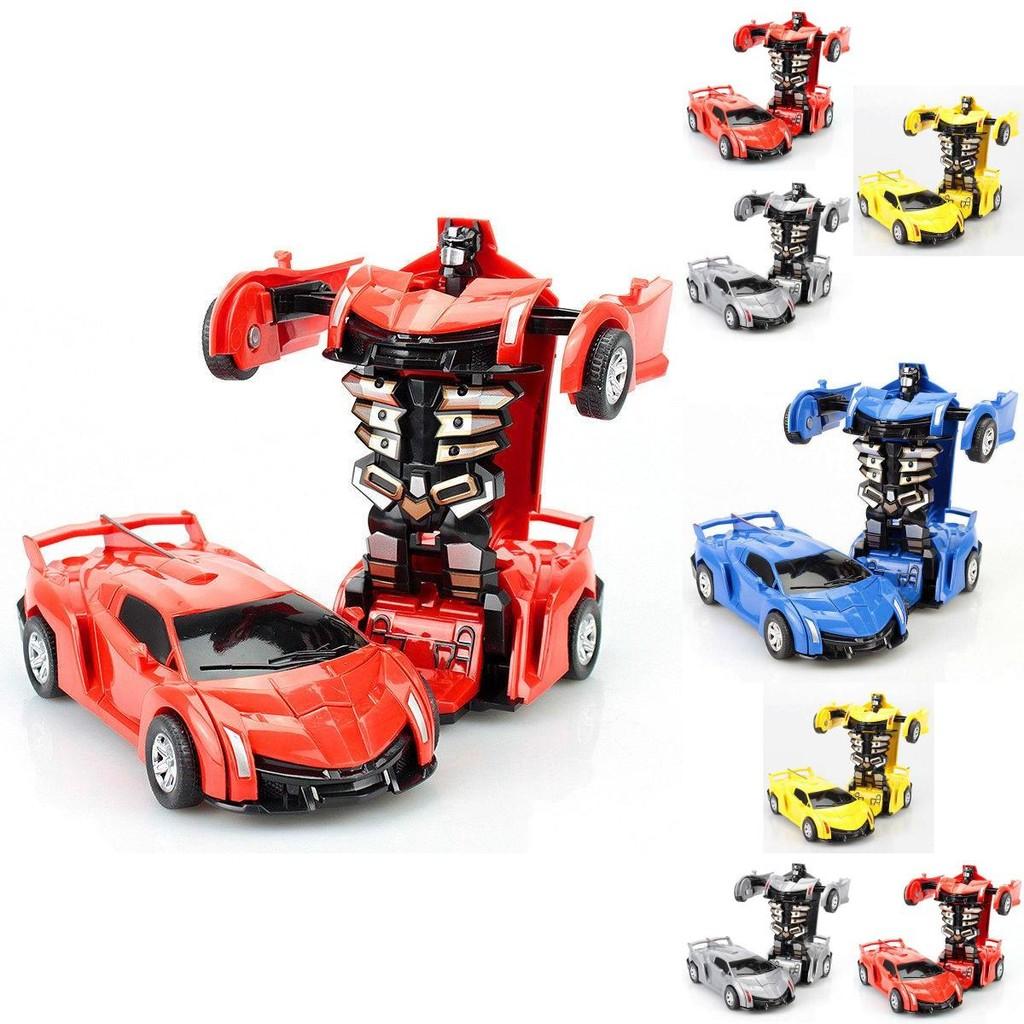 Premium Quality Transforming Collision Car For Children Ideal Gift In Bright Colors