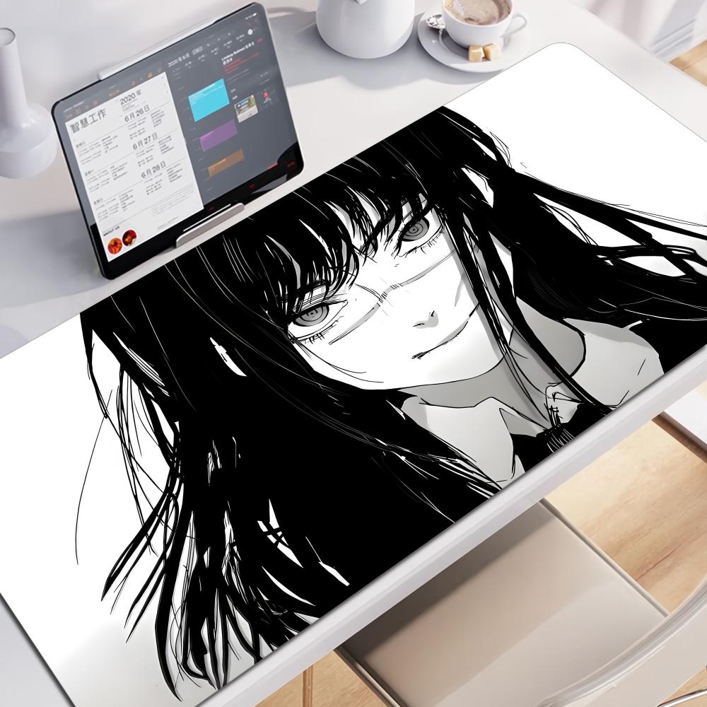 Muismat Anime Muismat Gamer Cchainsaw Man Makima Gaming Accessoires Muismat Grote Toetsenbord BureauMatten Computer Toetsenbord Mat