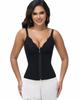 Peça Modeladora para Cintura com Controle Abdominal Versão Aprimorada Modelagem Colete Modelador com Fivela de Três Fileiras com Sutiã Integrado