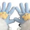 One Size Full Finger Gloves Soft Texture Girls Winter Gloves  Cycling Activity