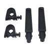 Aluminum Motorcycle Hinge Peg Pair with Support Platform for Daily Road Use Garage Service and Parking Control