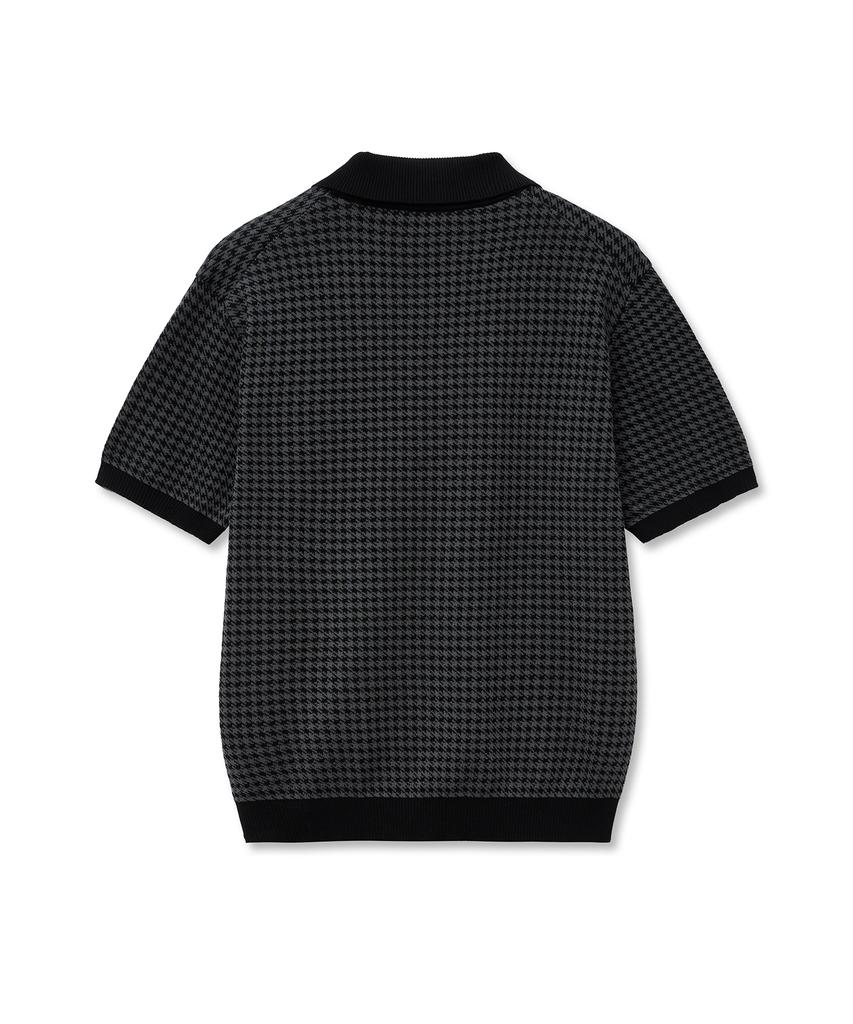 IOLO Houndstooth Half Collar_Black