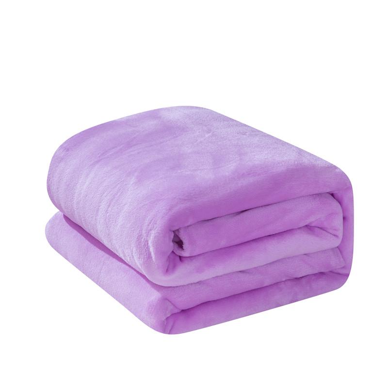 Solid Color Blanket Velvet Bedspread Office/Car Nap Shawl Manta Para Sofá Skin-friendly Plaid Home Bedspread Winter Bed Linen