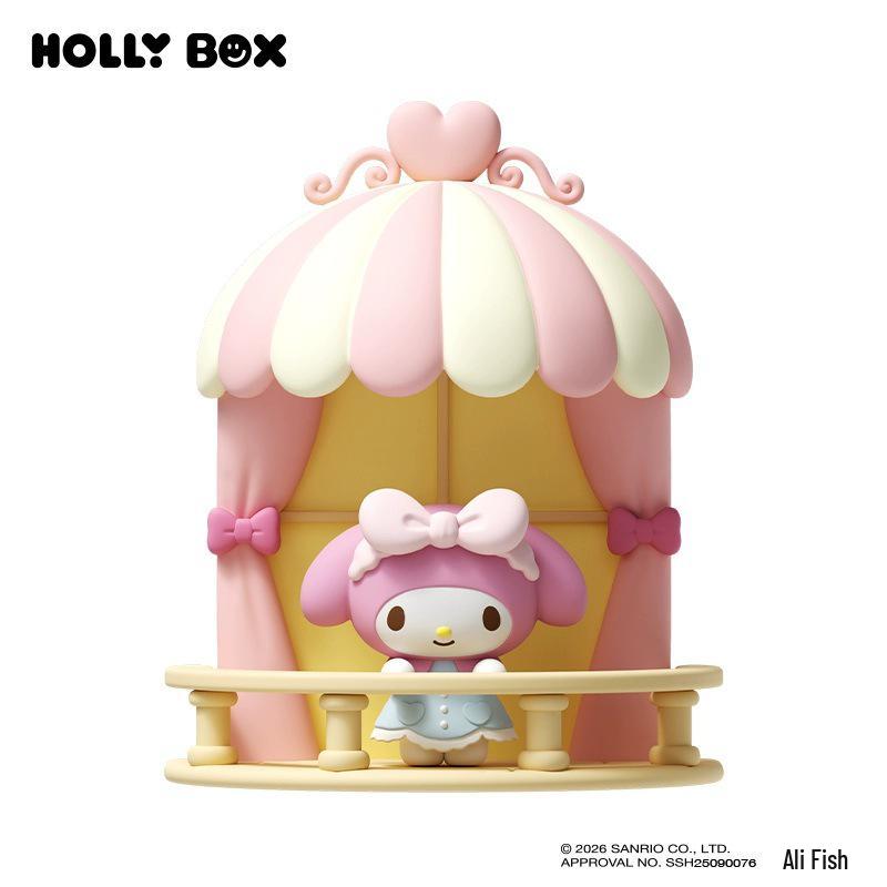 Sanrio My Melody & Hello Kitty Night Light Ornament - Trendy Play Figure Gift